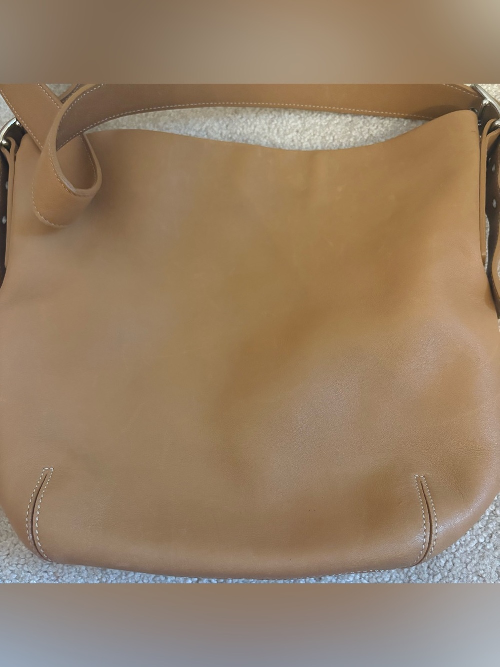 Vintage Coach Leather Shoulder Bag in Tan - Picture 7 of 7